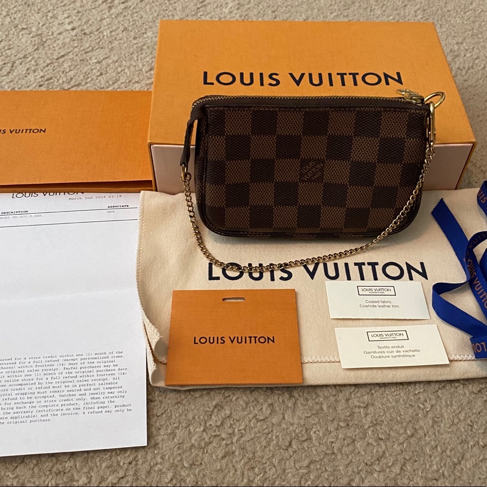 Louis Vuitton Mini Pochette Damier EBENE